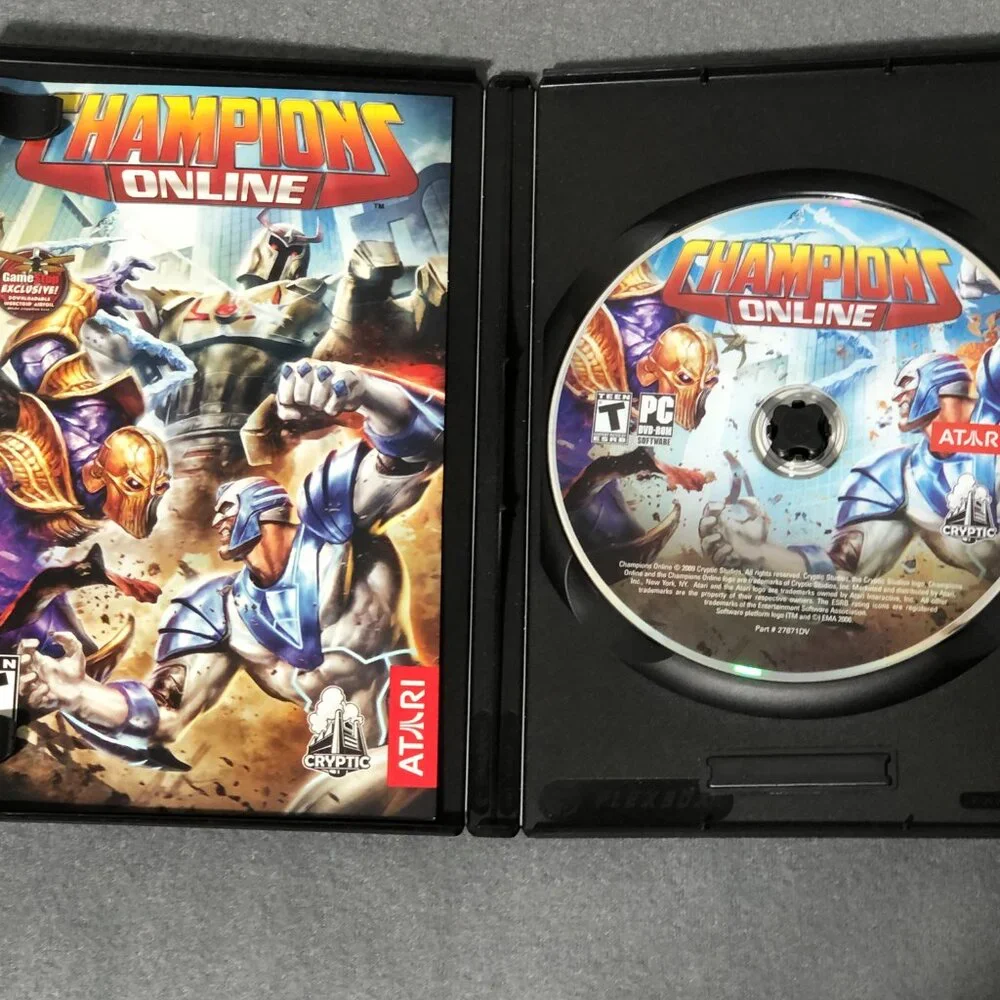 Atari Champions Online PC DVD ROM Video Game 2009